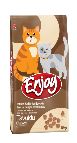 ENJOY KEDİ MAM TAVUKLU 10 KG..(301)