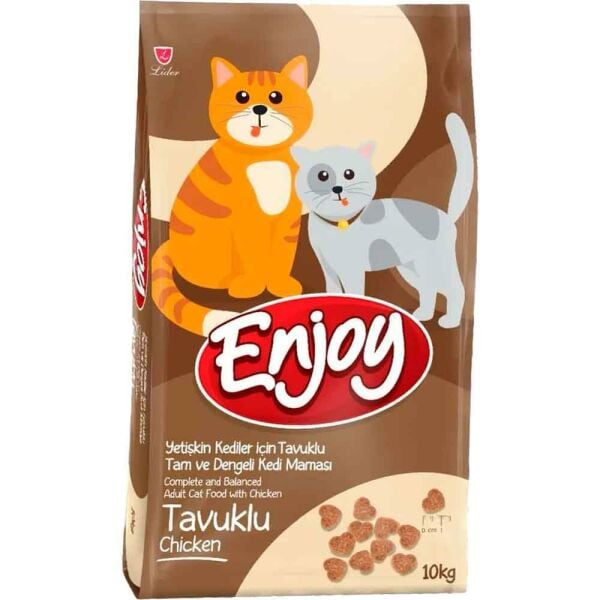 ENJOY KEDİ MAM TAVUKLU 10 KG..(301)