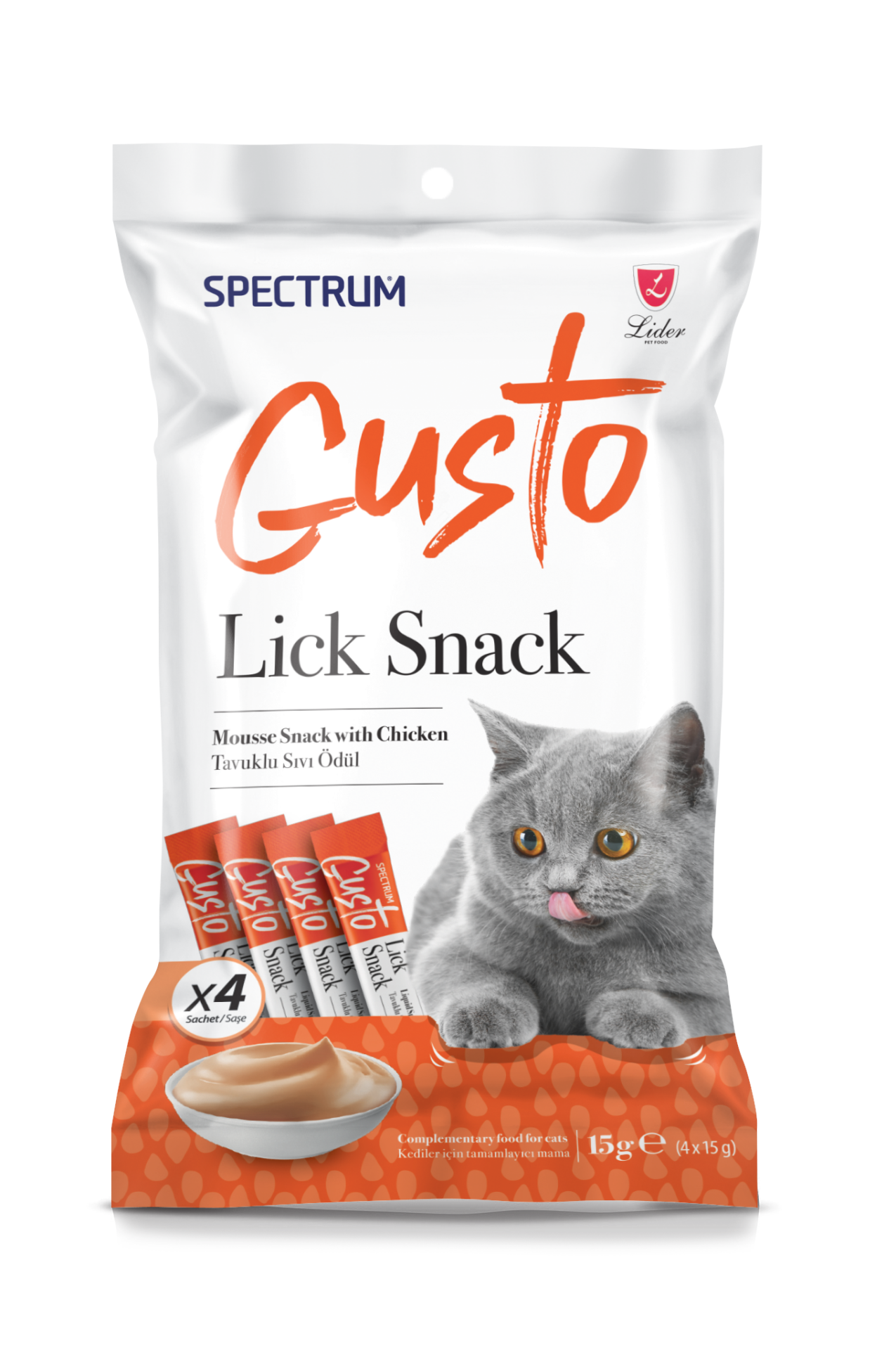 SPECTRUM GUSTO SIVI ÖDÜL TAVUKLU 60 GR*12(854)