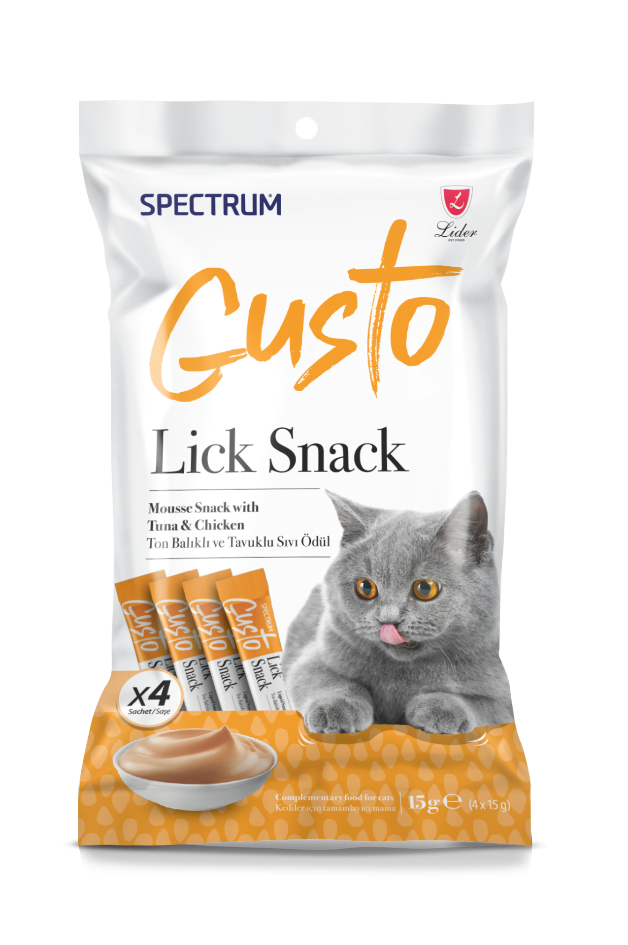 SPECTRUM GUSTO SIVI ÖDÜL TONBAL&TAVUK 60GR*12(878)