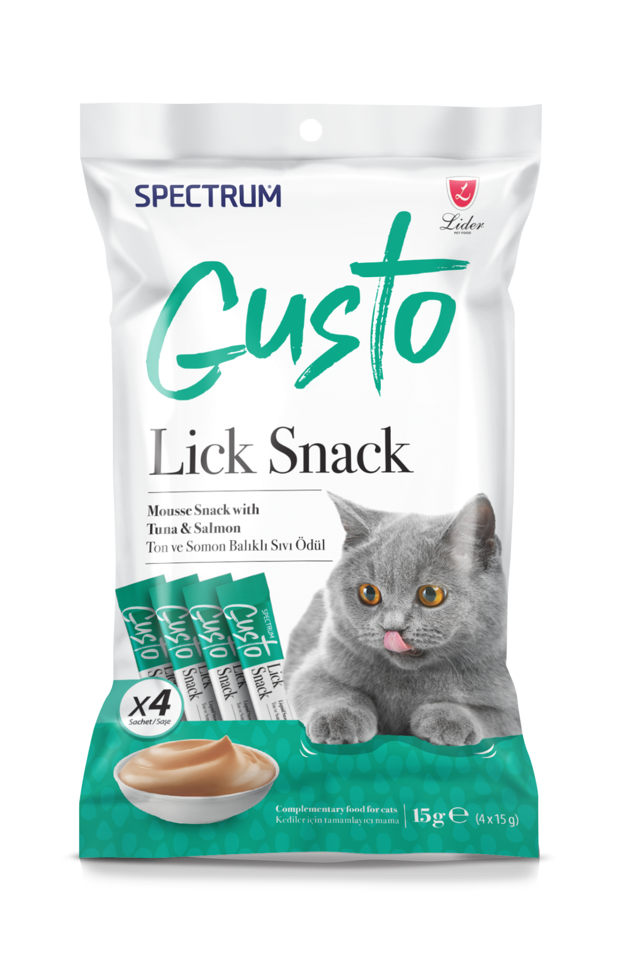 SPRCTRUM GUSTO SIVI ÖDÜL TONBAL&SOMON 60GR*12(885)