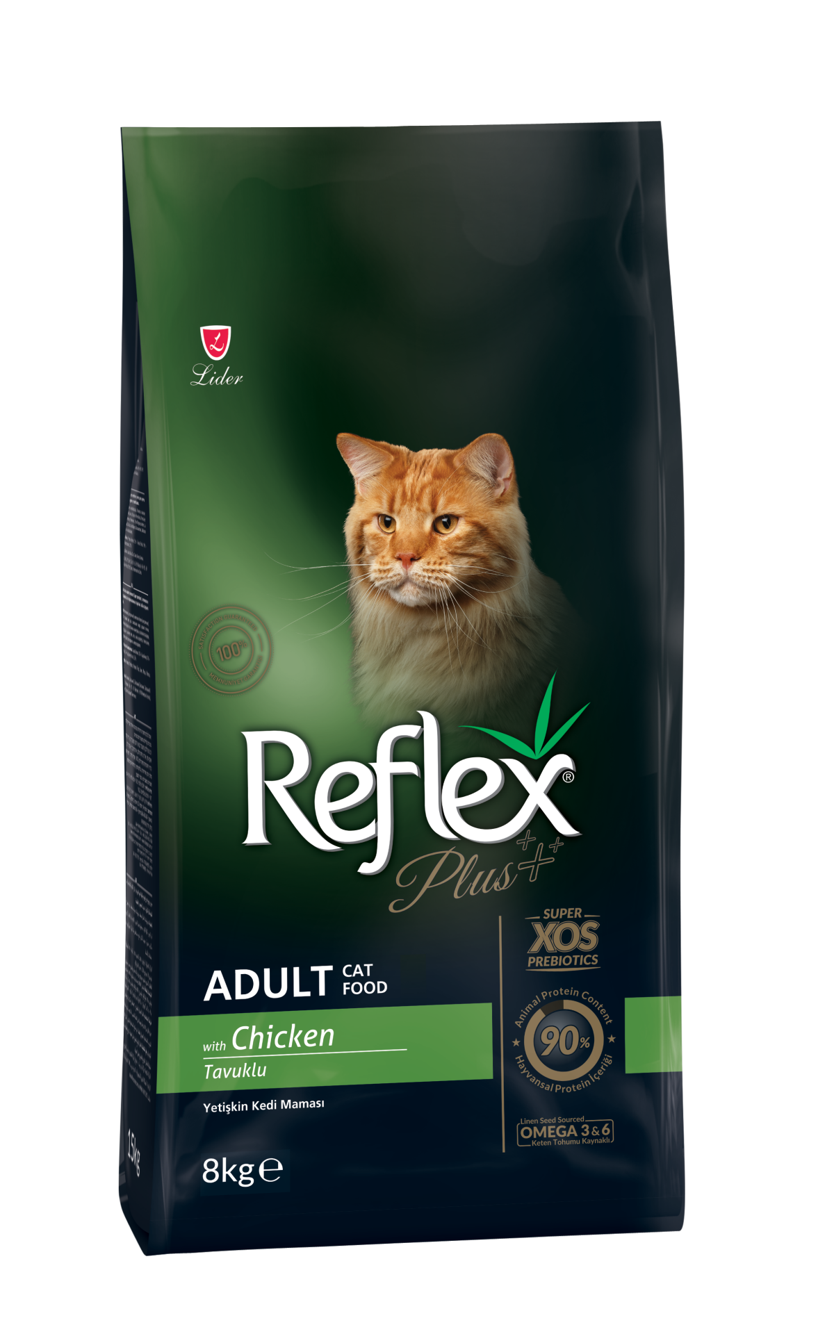 REF PLUS KEDİ MAM TAVUKLU 8 KG...(526)