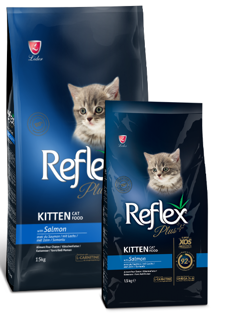 REF PLUS KEDİ MAM YAVRU-SOMON 1.5 KG*12...(649)