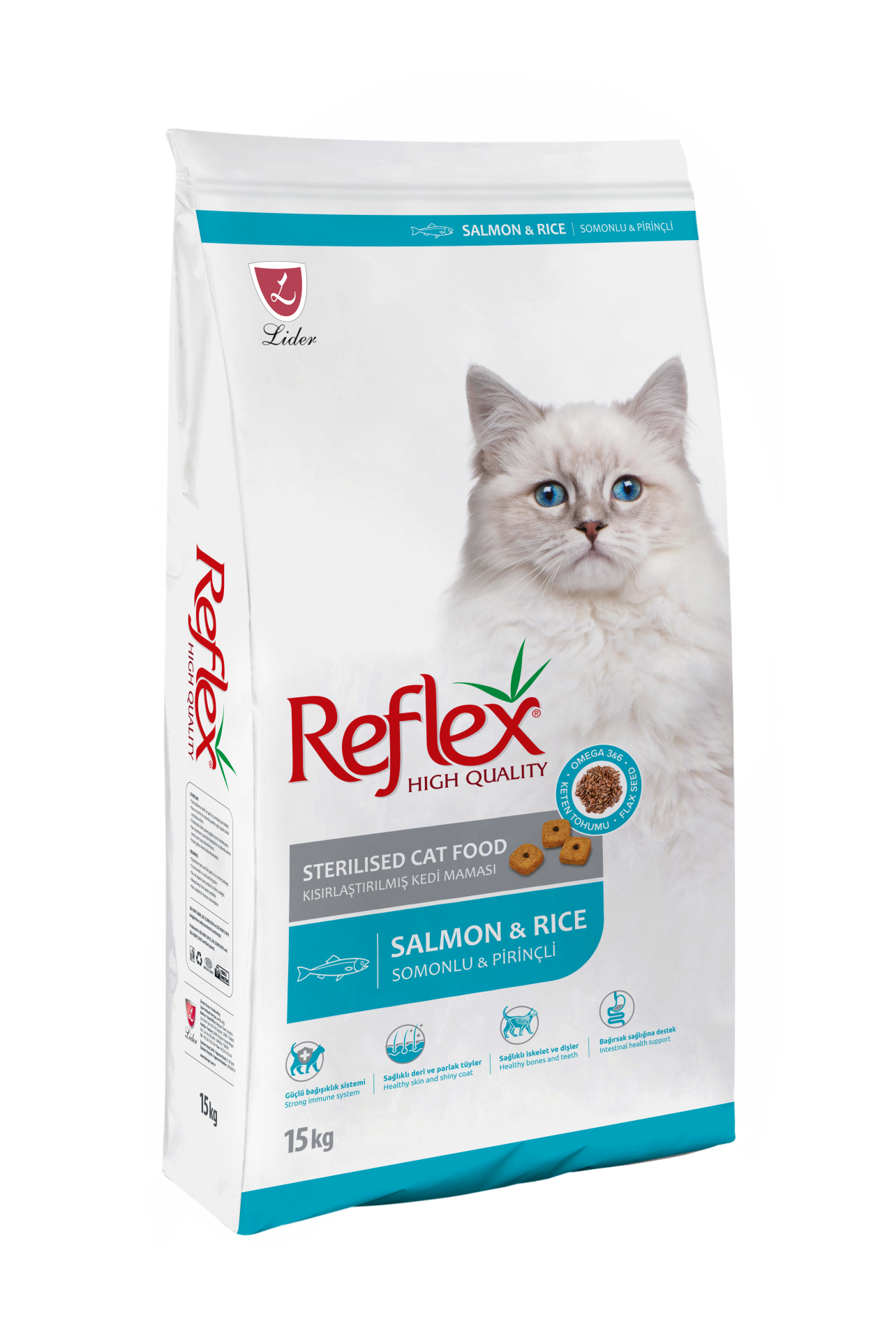 REF. KEDİ MAM STERİLİZED-SOMON 15 KG..(790)