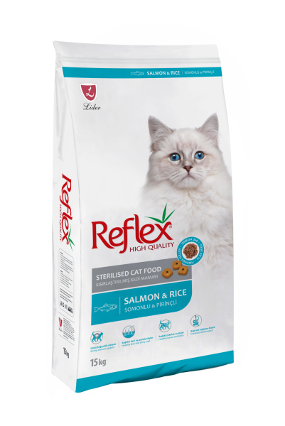 REF. KEDİ MAM STERİLİZED-SOMON 15 KG..(790)