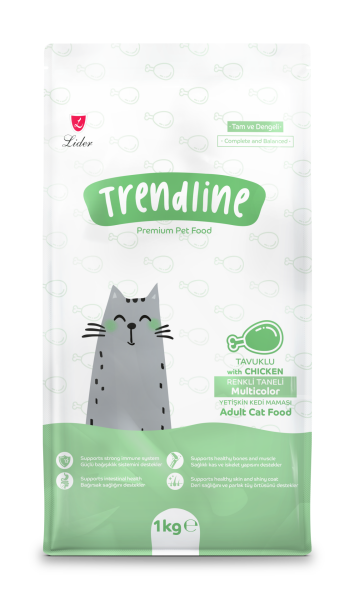 TRENDLİNE KEDİ MAM GURME 1KG*15..(655) M