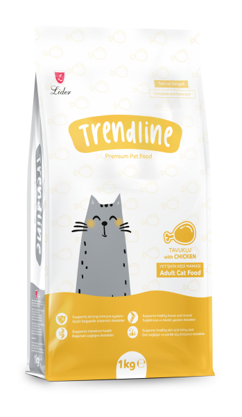 TRENDLİNE KEDİ MAM TAVUKLU 1 KG*15...(303) M
