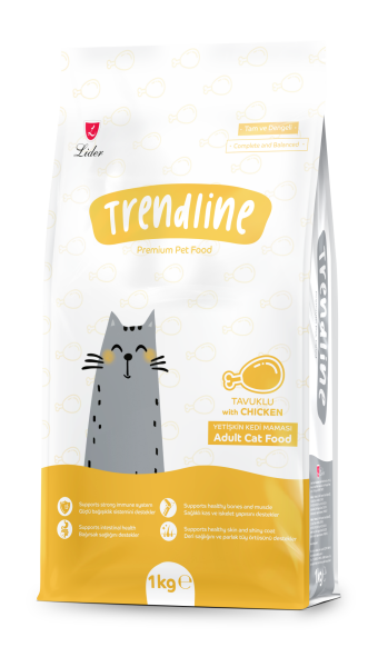 TRENDLİNE KEDİ MAM TAVUKLU 1 KG*15...(303) M