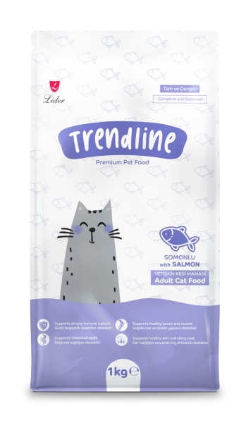 TRENDLİNE KEDİ MAM SOMON 1KG*15...(662) (GT) M