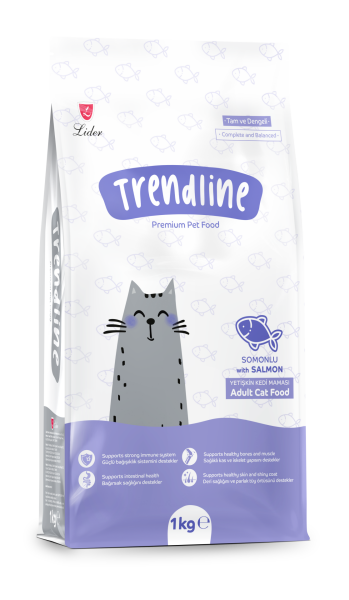 TRENDLİNE KEDİ MAM SOMON 1KG*15...(662) (GT) M
