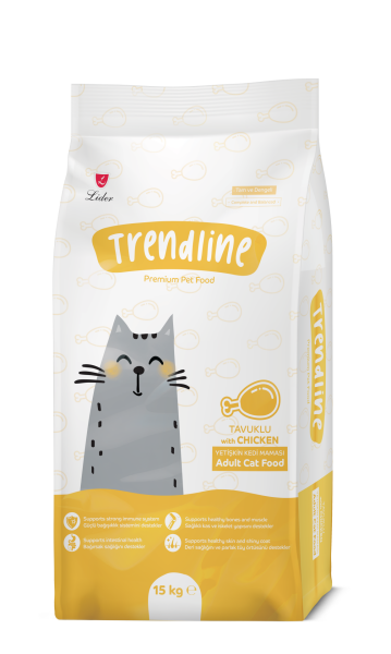 TRENDLİNE KEDİ MAM TAVUKLU 15 KG..(266) M