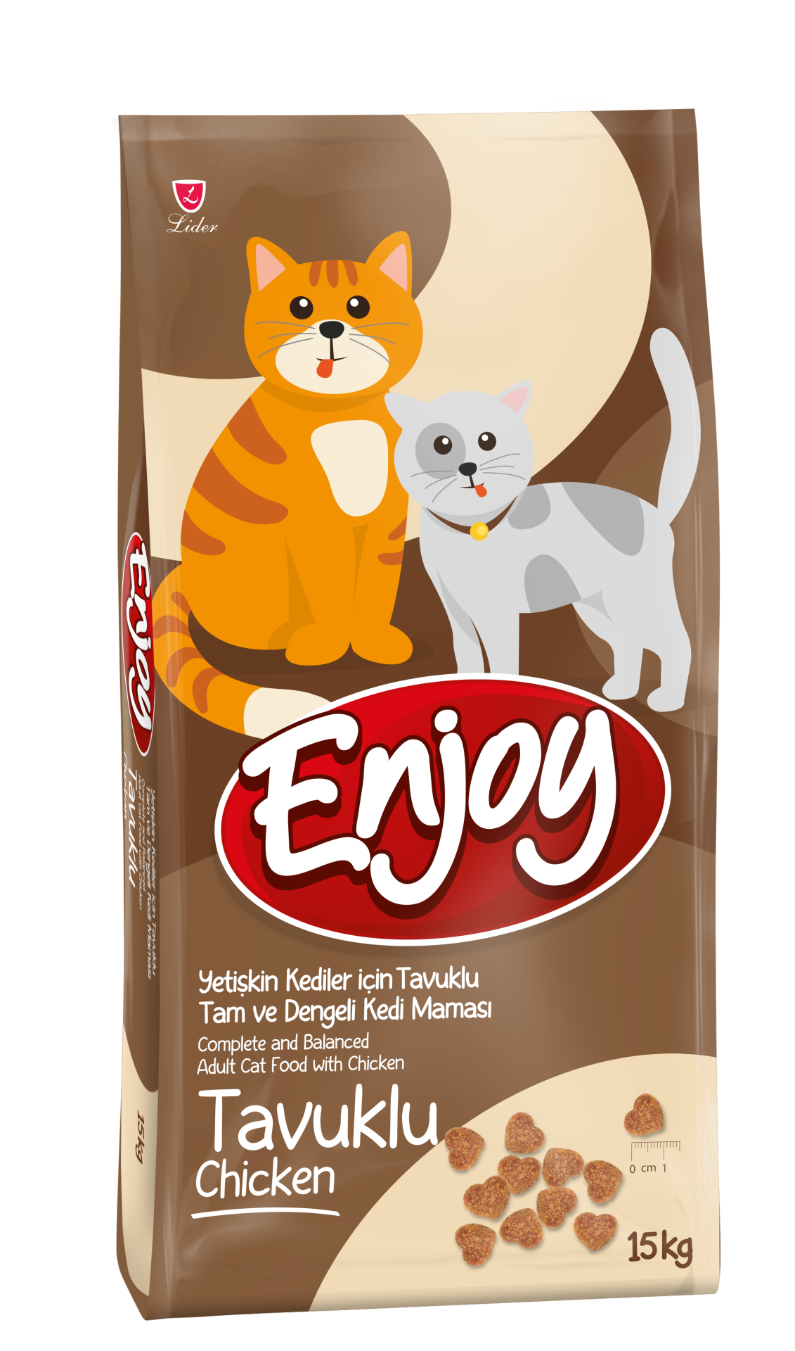 ENJOY KEDİ MAM TAVUKLU 15 KG...(372) M