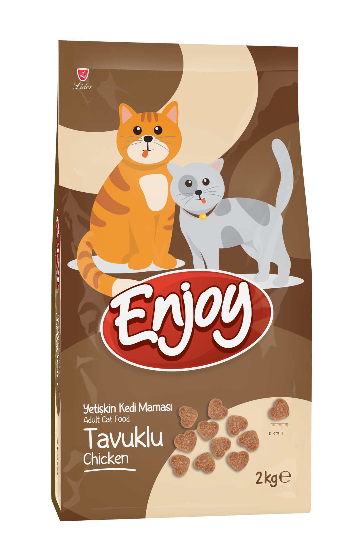 ENJOY KEDİ MAMASI TAVUKLU 2 KG*12..( 070)