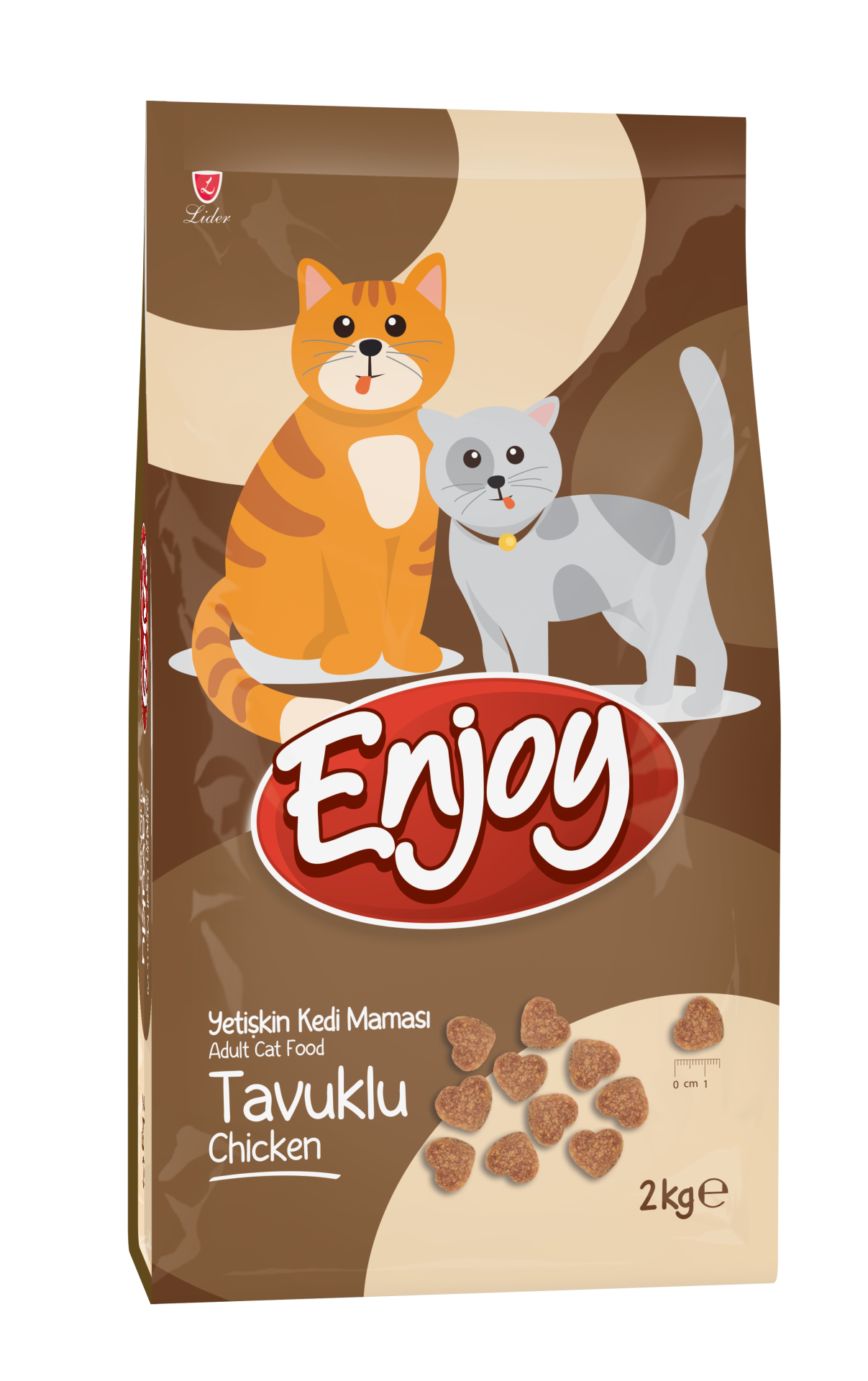 ENJOY KEDİ MAMASI TAVUKLU 2 KG*12..( 070)