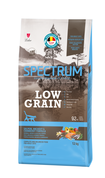 LOW GRAİN KEDİ SOMON&HAMSİ KIZILCIK 12KG...(575)