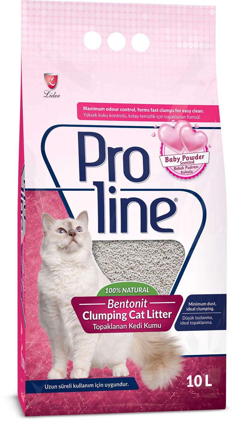 PROLİNE K.KUMU BENTONİT 10 LT  BABY POWDER..(146)