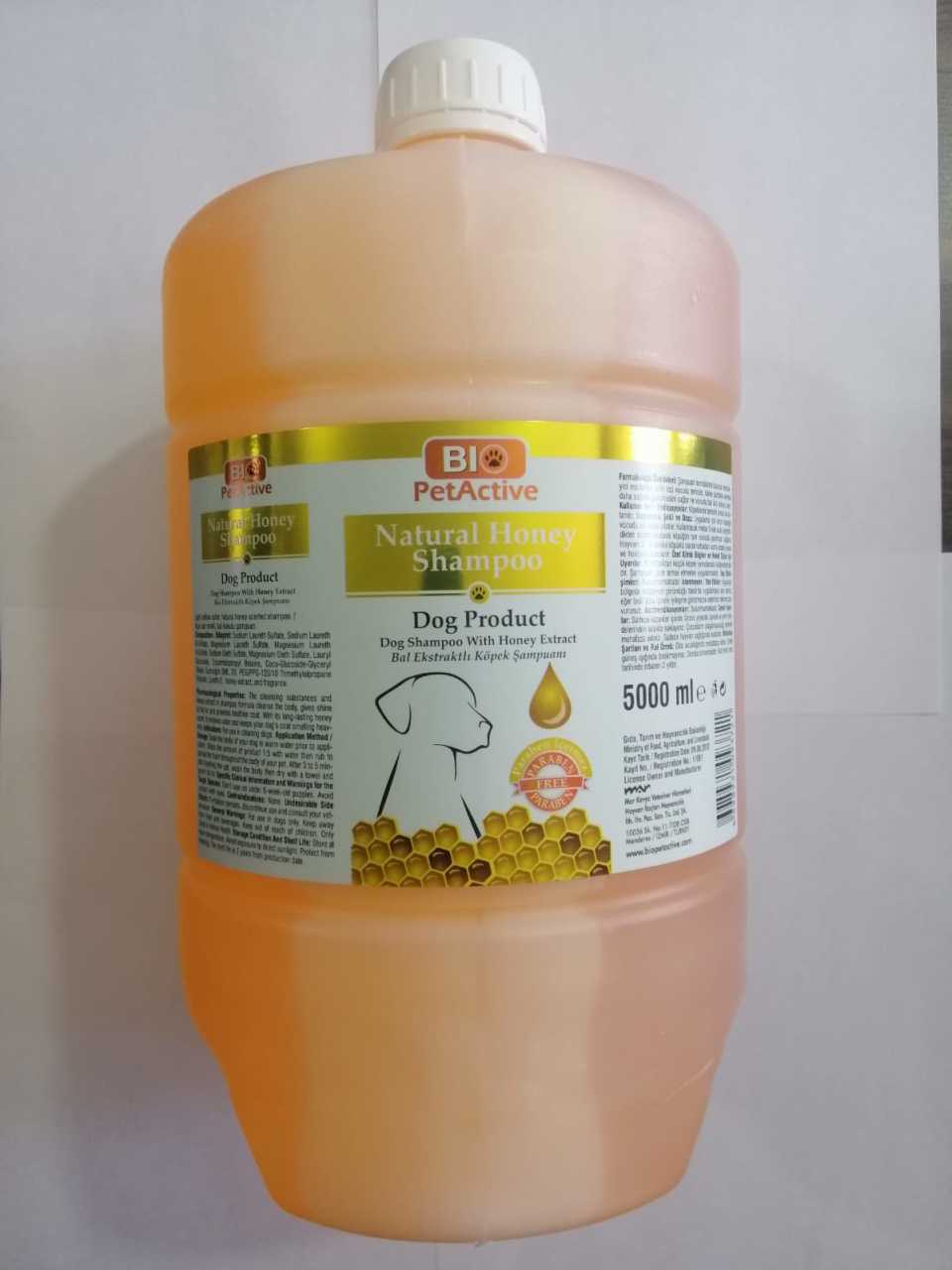 KÖPEK ŞAMP BAL ÖZLÜ 5 LT...(721)