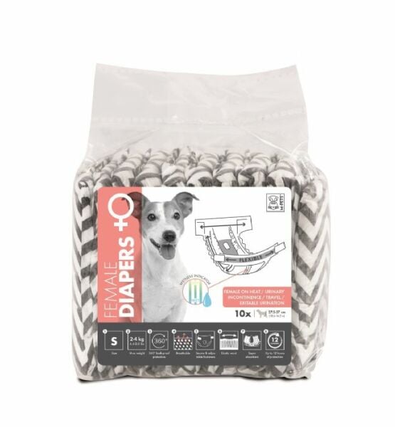 M-PETS DİAPERS DİŞİ KÖP İÇİN KÜLOT(S) 10 LU (557)