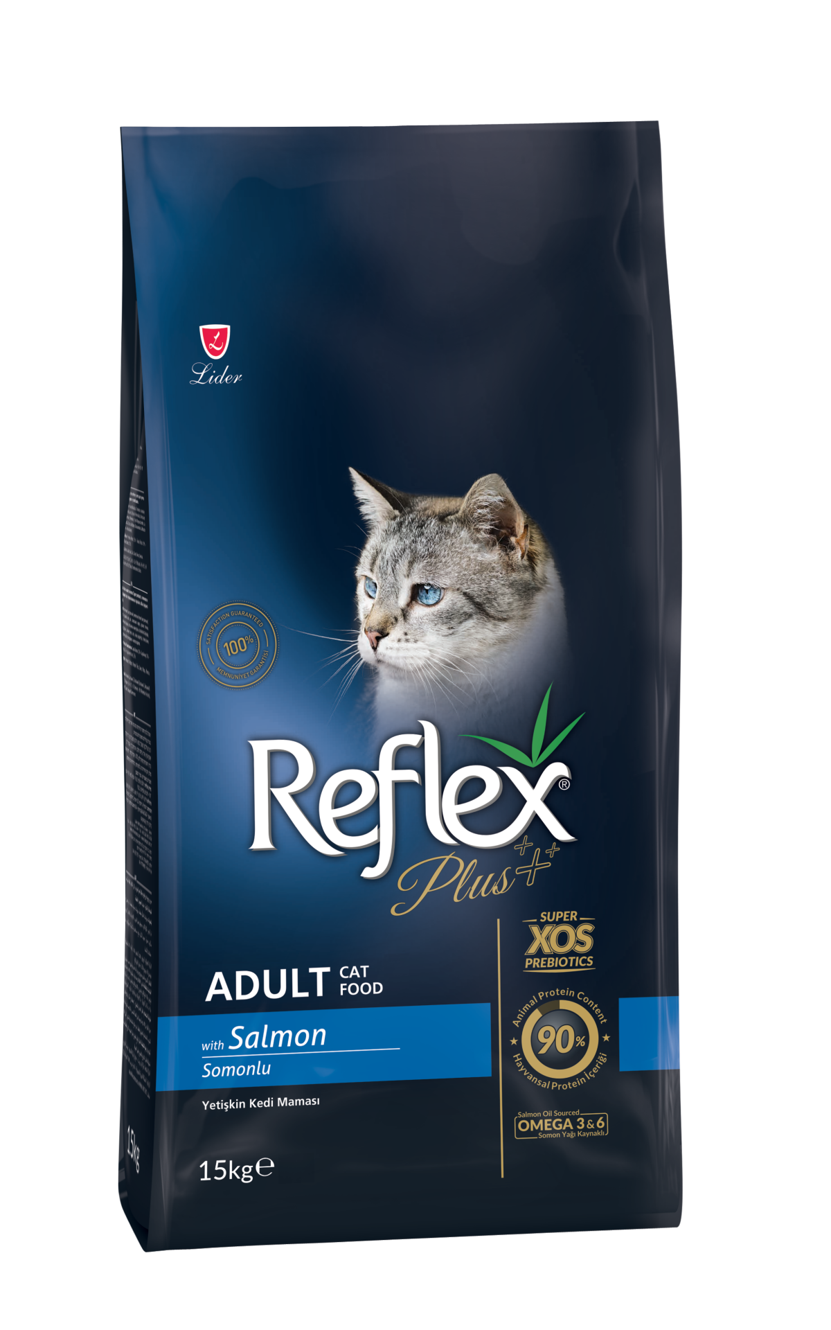REF PLUS KEDİ  SOMON 15 KG..(3643)