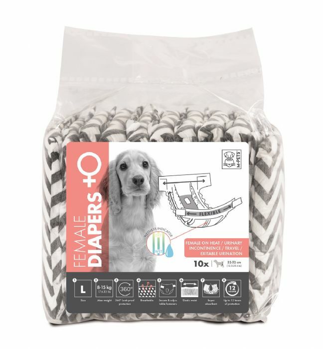 M-PETS DİAPERS DİŞİ KÖP İÇİN KÜLOT(L) 10 LU (571)