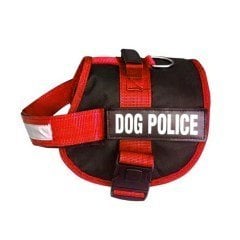 DOG POLİS TASMA BÜYÜK MAVİ..(880)