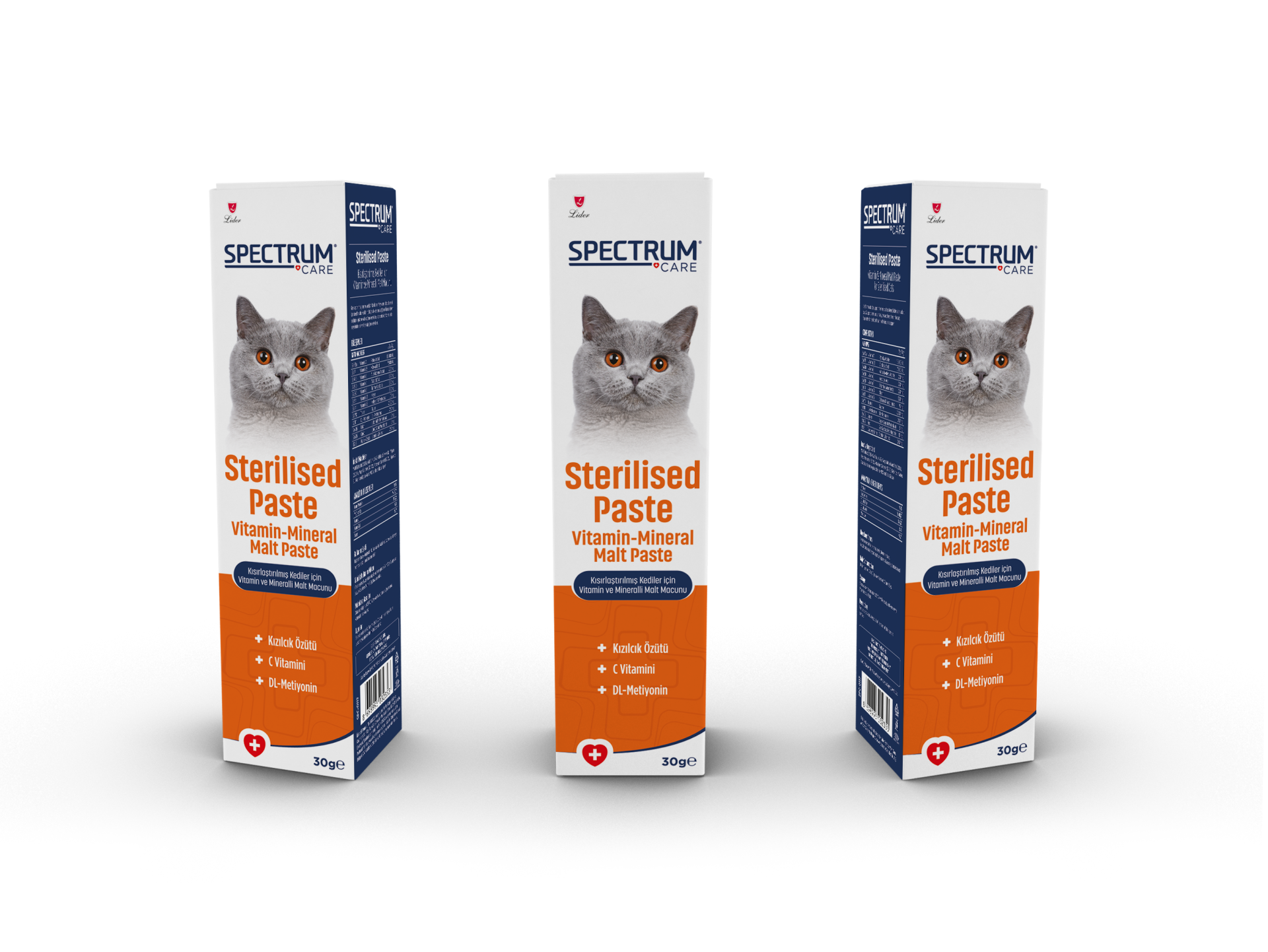 SPECTRUM STERİL.KEDİ VİTAMİN MAL PASTE 30GR*24(353