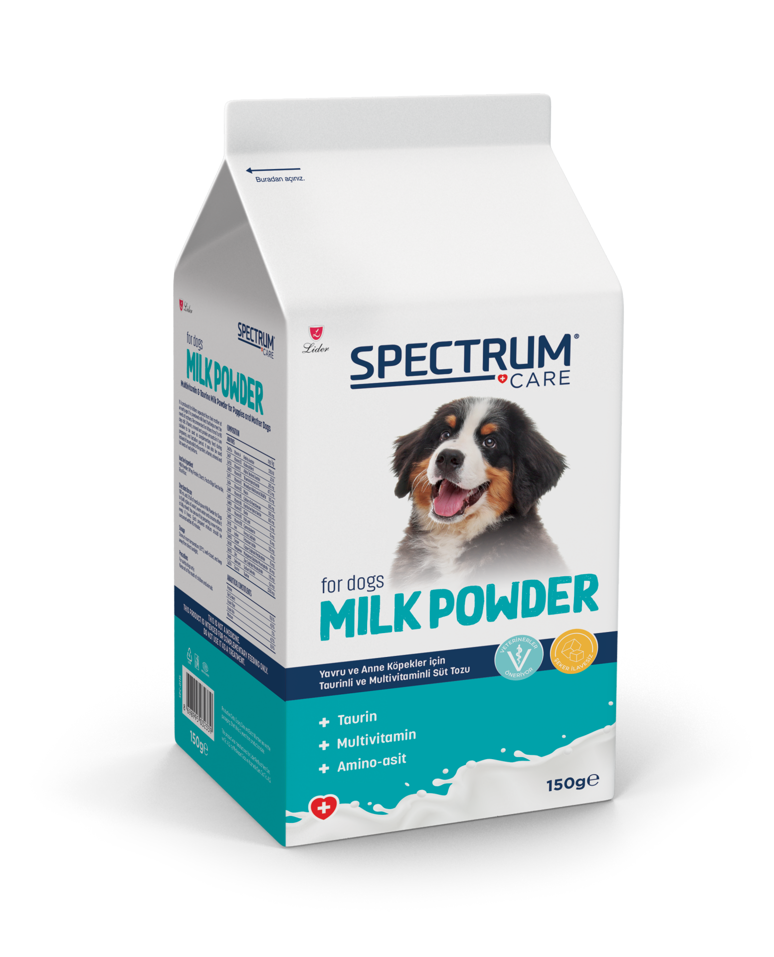 SPECTRUM CARE YAVRU KÖPEK SÜTTOZU 150GR.(339)