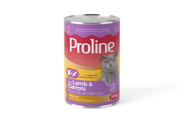 PROLİNE KEDİ KON PATE KUZU ETLİ 395GR*12..(049)(M)