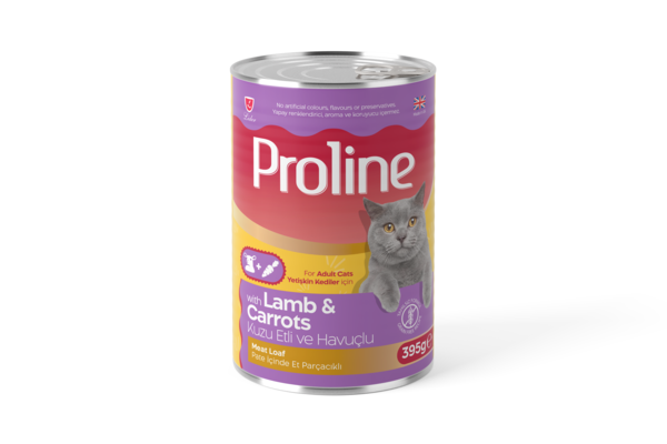 PROLİNE KEDİ KON PATE KUZU ETLİ 395GR*12..(049)(M)