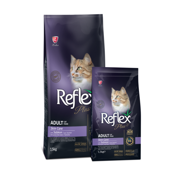 REF.PLUS KEDİ MAM SKİN CARE SOMON 15 KG.(588)