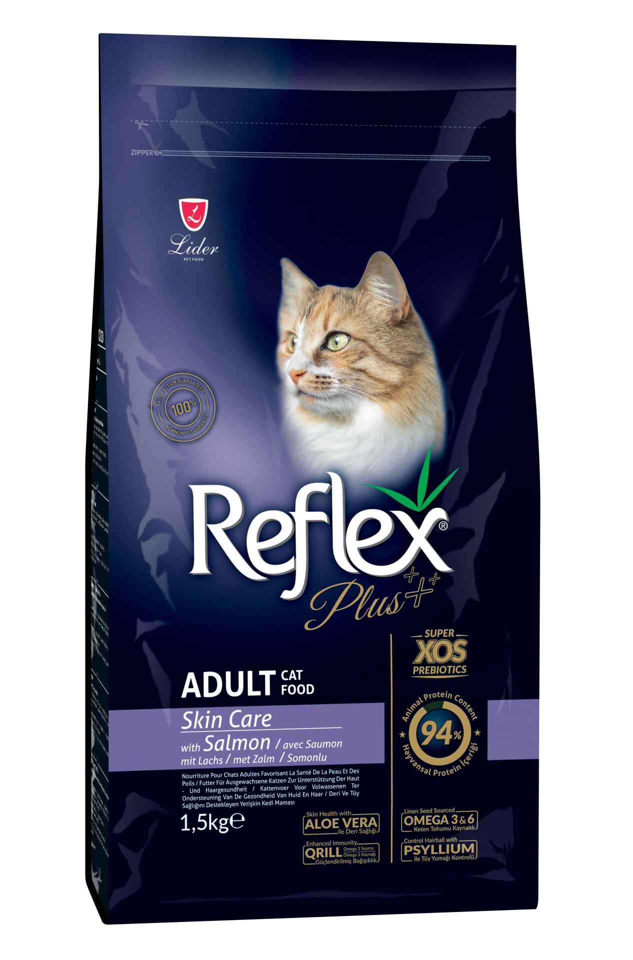 REF.PLUS KEDİ MAM SKİN CARE SOMON 1.5 KG...(601)