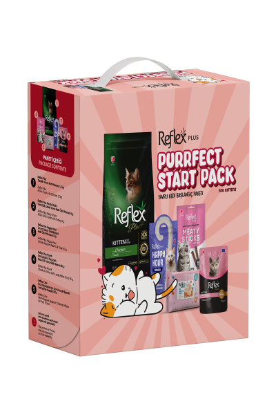 REF.PLUS TAVUKLU YAVRU KEDİ PAKETİ..(211)