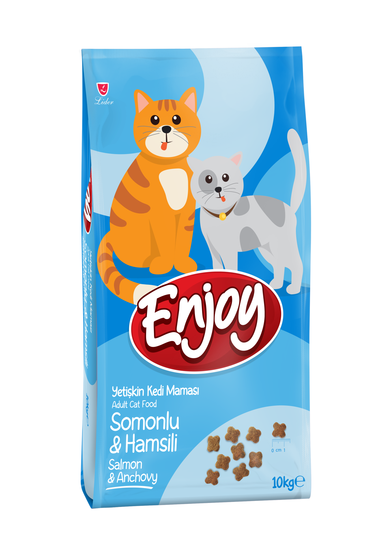 ENJOY KEDİ MAM SOMON&HAMSİ 10 KG..(292)