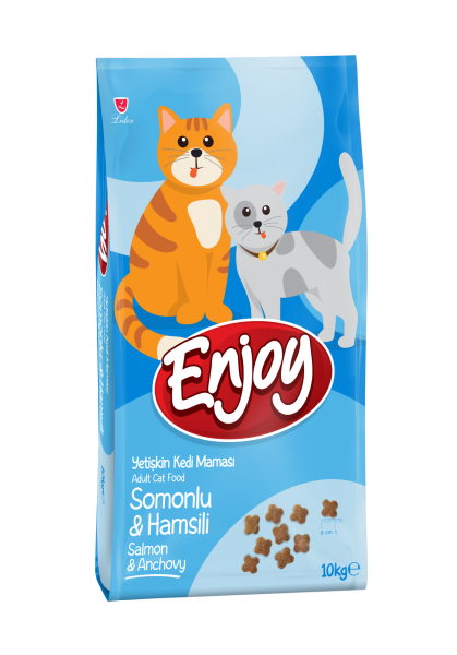 ENJOY KEDİ MAM SOMON&HAMSİ 10 KG..(292)