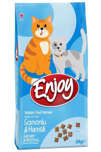 ENJOY KEDİ MAM SOMON&HAMSİ 10 KG..(292)