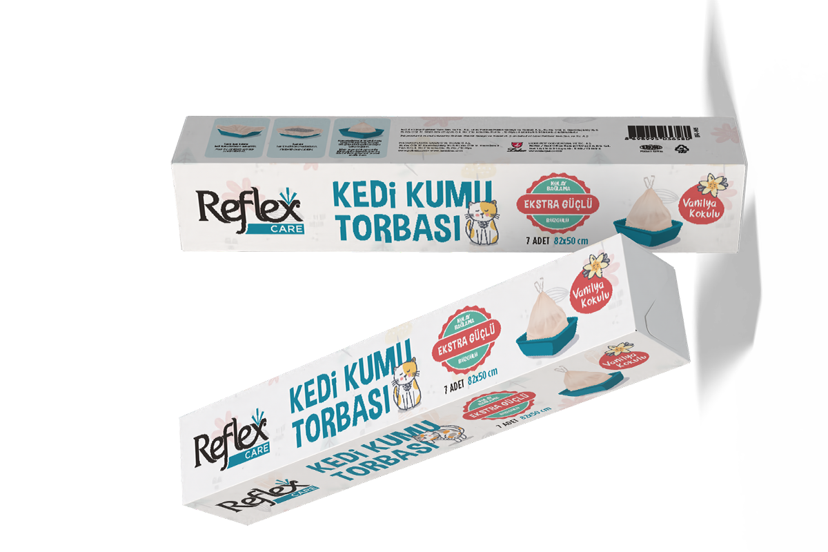 REF CARE KEDİ KUMU TORBASI  7 Lİ *15..(580)