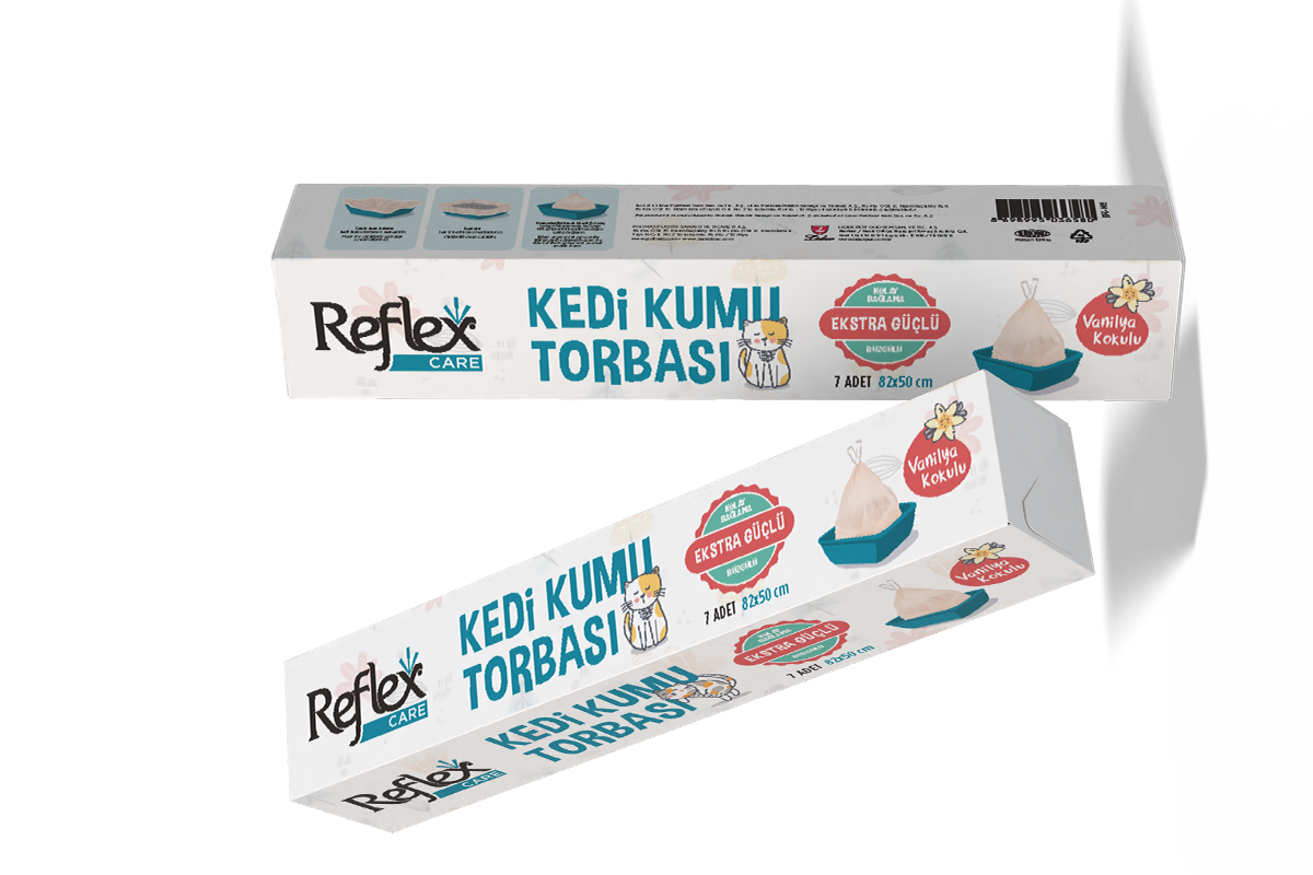 REF CARE KEDİ KUMU TORBASI  7 Lİ *15..(580)