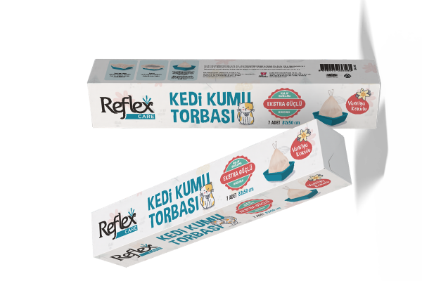 REF CARE KEDİ KUMU TORBASI  7 Lİ *15..(580)