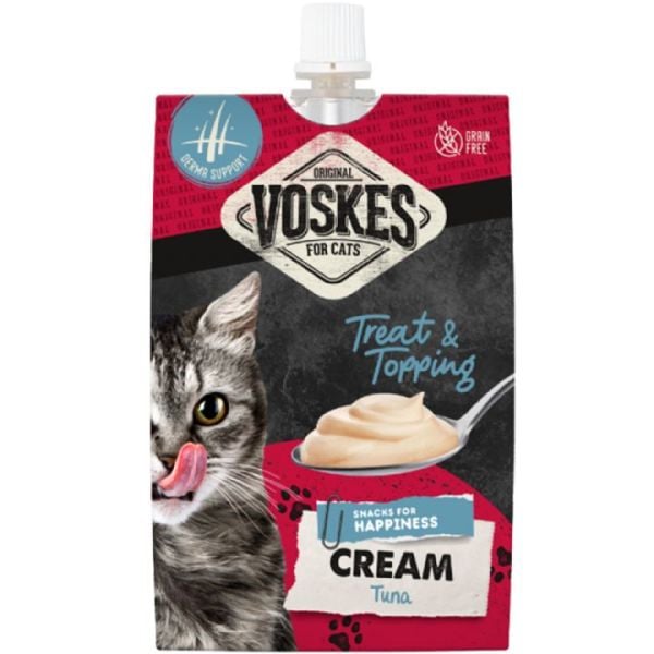 VOSKES CREAM KEDİ ÖDÜL TON BALIKLI 90GR*15..(586)