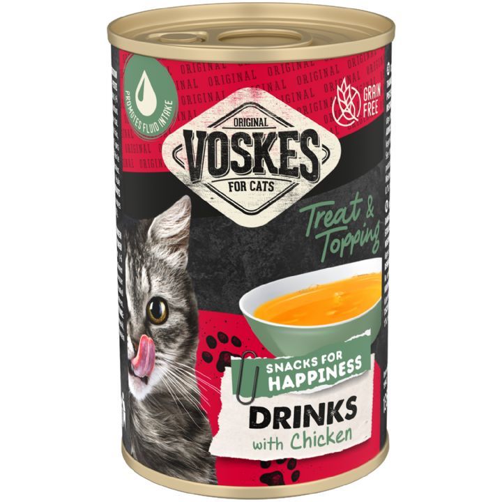 VOSKES KEDİ ÇORBASI TAVUKLU 135ML*24..(685)