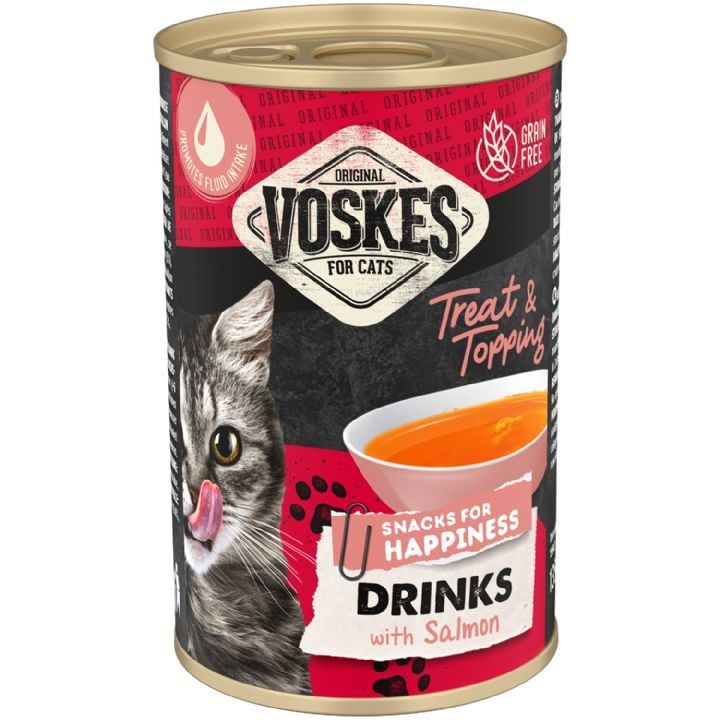 VOSKES KEDİ ÇORBASI SOMONLU 135ML*24..(708)