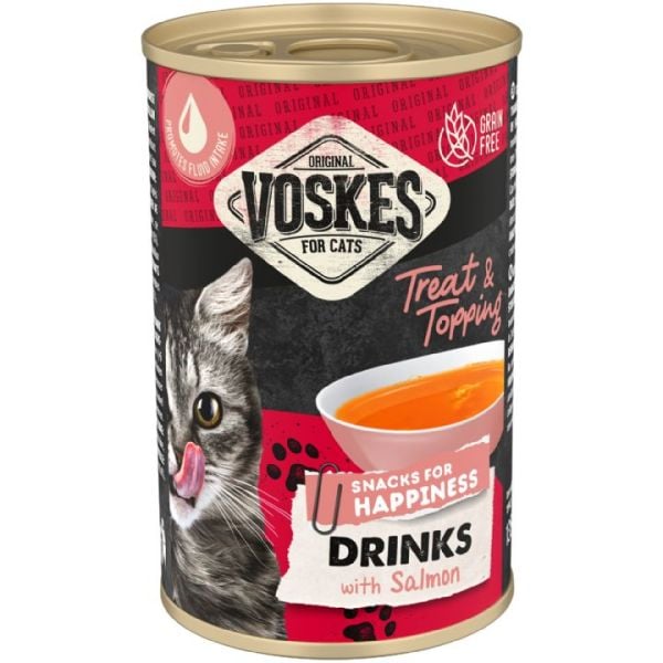 VOSKES KEDİ ÇORBASI SOMONLU 135ML*24..(708)
