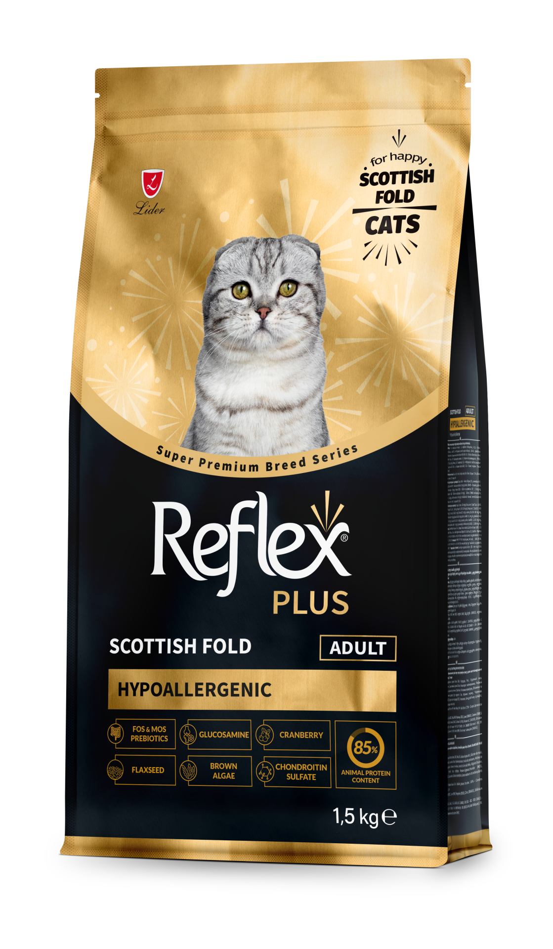REF.PLUS SCOTTİSH FOLD YET KEDİ MAM 1,5KG*12.(504)