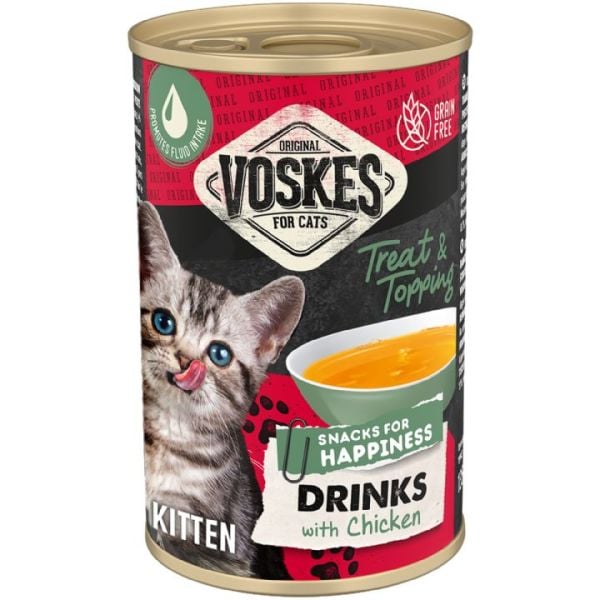 VOSKES KEDİ ÇORBASI YAVRU-TAVUKLU 135ML*24..(753)