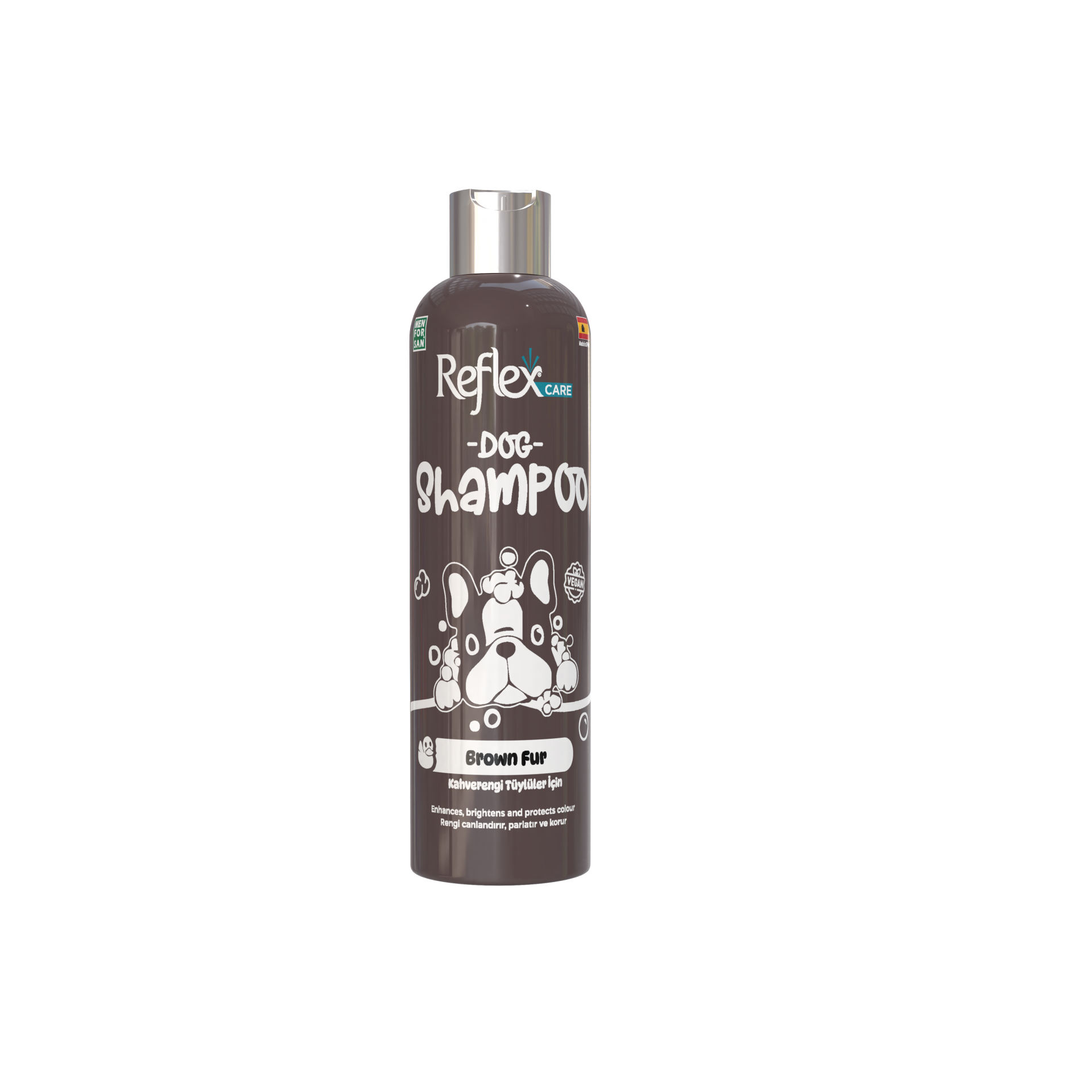 REF.CARE KAHVERENGİ TÜY ÖZEL KÖPEK ŞAMP. 300ML*12