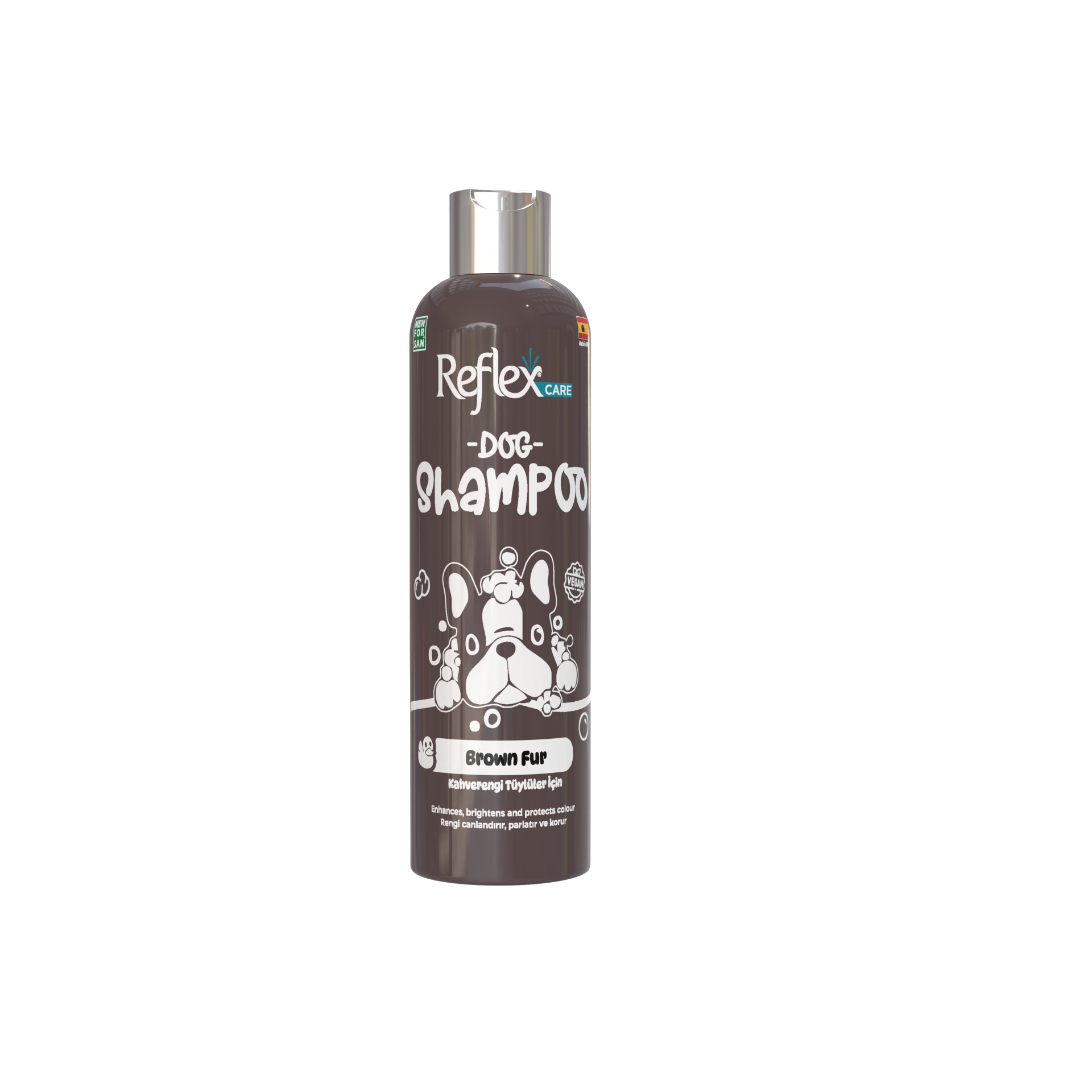 REF.CARE KAHVERENGİ TÜY ÖZEL KÖPEK ŞAMP. 300ML*12