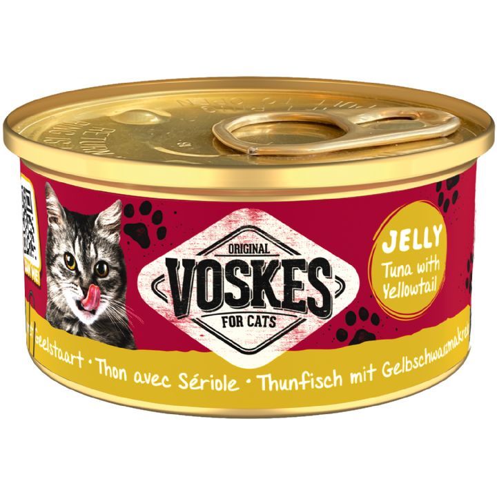 VOSKES KEDİ KON. TON-SARIKUYRUK 85GR*24..(845)