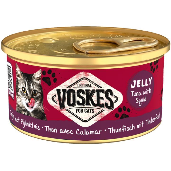 VOSKES KEDİ KON. TON-KALAMAR 85GR*24..(408)