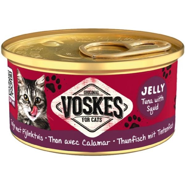 VOSKES KEDİ KON. TON-KALAMAR 85GR*24..(408)