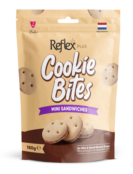REF.PLUS COOKİE BİTES MİNİ SANDWİCHES 150G*50